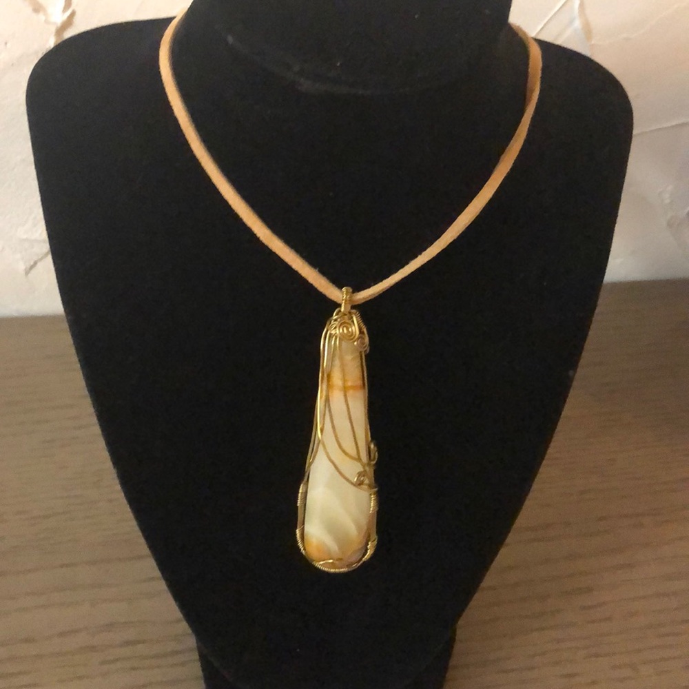 Polished green onyx